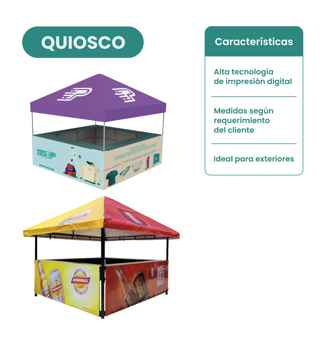 Quioscos personalizados