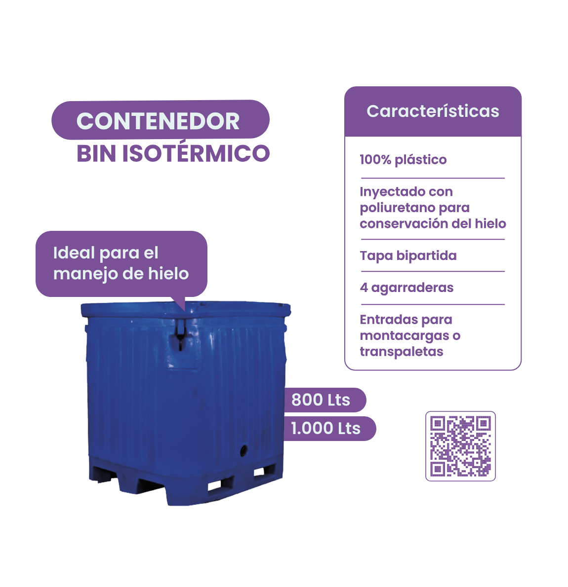 Contenedor bin isotérmico