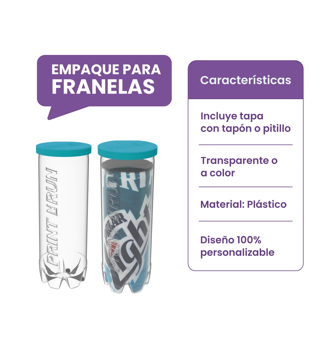 Empaque para franelas