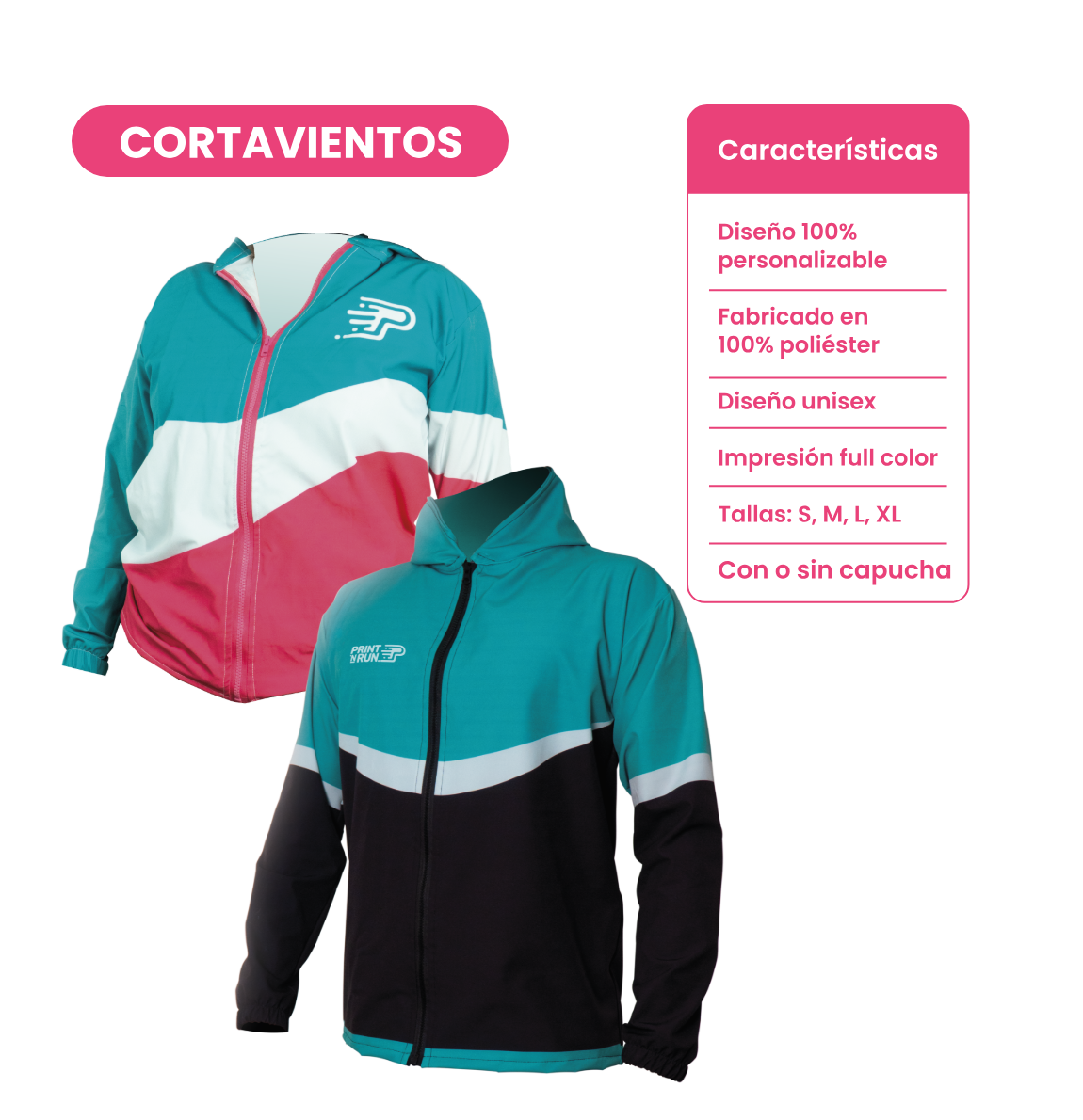 Cortavientos personalizados