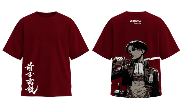Franela Attack on Titan · Levi